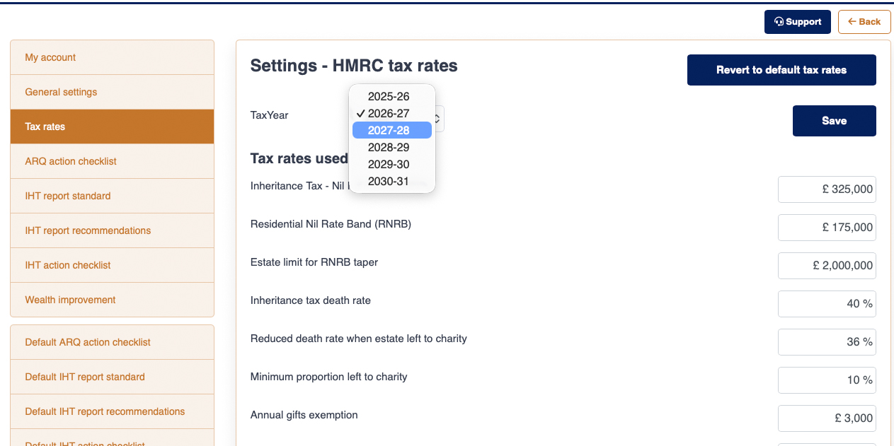 ARQ-Multi Tax Years